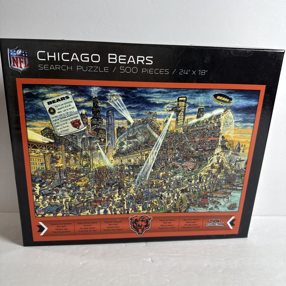 Chicago Bears Joe the Journeyman Adventure Puzzle 500 Pieces